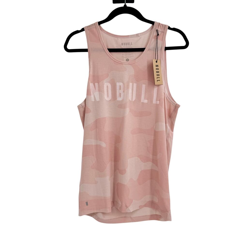 NWT NOBULL Men's Dusty Rose Camo Tank Top Workout Size Small